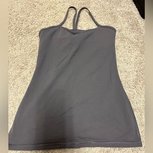 EUC Lululemon power Y tank size 6 purple
